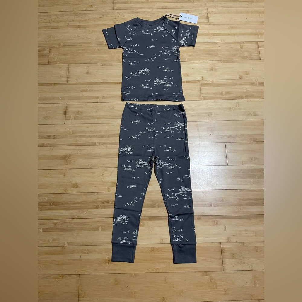 Colored Organics Grass Jammies Set 4T Unisex Girl Boy - Picture 3 of 6